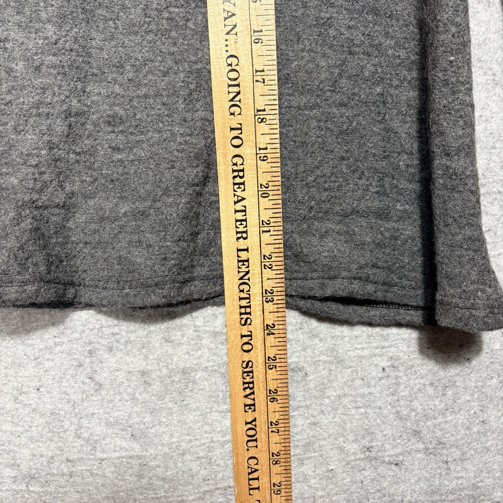 Appalachian Gear Company 100% Alpaca Hoodie Xs Gray Usa Hiking Gorpcore Trail — image 8 of 8
